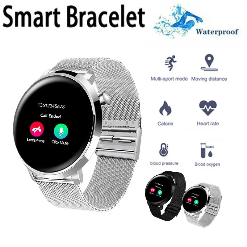 LEMADO Smart Bracelet C10 1.3inch IPS Color Screen Ip68 Waterproof Heart-Rate Android IOS for Men Women
LEMADO Smart Bracelet C10 1.3inch IPS Color Screen Ip68 Waterproof Heart-Rate Android IOS for Men Women