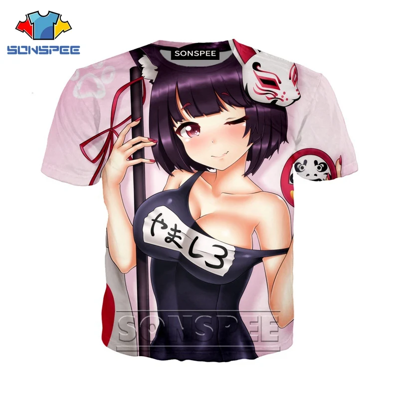 SONSPEE Anime 3d Print Sexy Loli Azur Lane T Shirt Streetwear Men Game Girl Women Fashion T-shirt Harajuku Shirts Homme Tshirt
SONSPEE Anime 3d Print Sexy Loli Azur Lane T Shirt Streetwear Men Game Girl Women Fashion T-shirt Harajuku Shirts Homme Tshirt