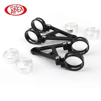 High Quality CNC 39mm Billet Aluminum Headlight Brackets Fork Ears 
High Quality CNC 39mm Billet Aluminum Headlight Brackets Fork Ears