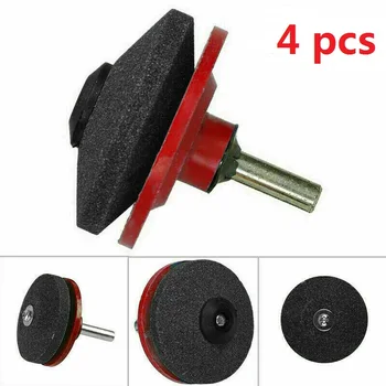 4Pcs Lawn Mower Faster Blade Sharpener Grinding Power Drill Garden Kit Universal Drill Mountable Blade Sharpener Cuts Correct
4Pcs Lawn Mower Faster Blade Sharpener Grinding Power Drill Garden Kit Universal Drill Mountable Blade Sharpener Cuts Correct