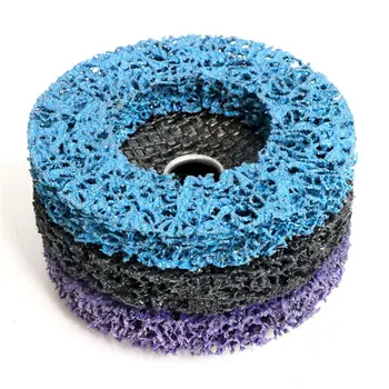 Durable Poly Strip Disc Wheel 125*22mm Wood Metal Paint Rust Removal Clean Abrasive Tools For Angle Grinder Mayitr