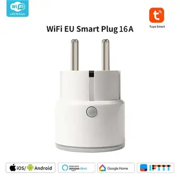 Timethinker Tuya WiFi EU Plug App Remote Control Appliance Power ON/OFF Wireless Smart Socket Work with Amazon Alexa Google Home
Timethinker Tuya WiFi EU Plug App Remote Control Appliance Power ON/OFF Wireless Smart Socket Work with Amazon Alexa Google Home