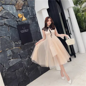 New High Quality Explosions Leisure Vintage color matching dress Women embroidery Spring summer Casual dress
New High Quality Explosions Leisure Vintage color matching dress Women embroidery Spring summer Casual dress