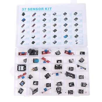 37pcs/set 37 In 1 Sensor Kits for Beginner Sensor Module Learning Suit Ultimate Module Kit
37pcs/set 37 In 1 Sensor Kits for Beginner Sensor Module Learning Suit Ultimate Module Kit