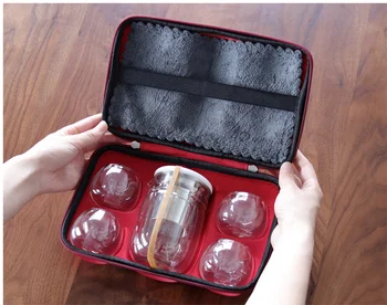 Portable Household Teacup Kung Fu Travel Tea Set Heat-resistant Glass Japanese Style Mini Teapot Home Decoration Accessories
Portable Household Teacup Kung Fu Travel Tea Set Heat-resistant Glass Japanese Style Mini Teapot Home Decoration Accessories