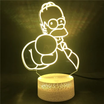 APP Control 3D Led NightLight Simpsons Figure Unique Kids Birthday Gift for Bedroom Decor Usb Battery Desk Cute Simpsons 3d Lamp
APP Control 3D Led NightLight Simpsons Figure Unique Kids Birthday Gift for Bedroom Decor Usb Battery Desk Cute Simpsons 3d Lamp