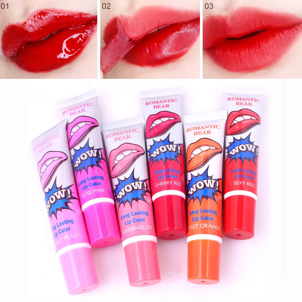 Romantic Bear 6 Colors Peel Off Lipstick Magic Matte Sexy Red Make up Long-lasting Lip Gloss Beauty Wow Liquid Lip Stick
Romantic Bear 6 Colors Peel Off Lipstick Magic Matte Sexy Red Make up Long-lasting Lip Gloss Beauty Wow Liquid Lip Stick
