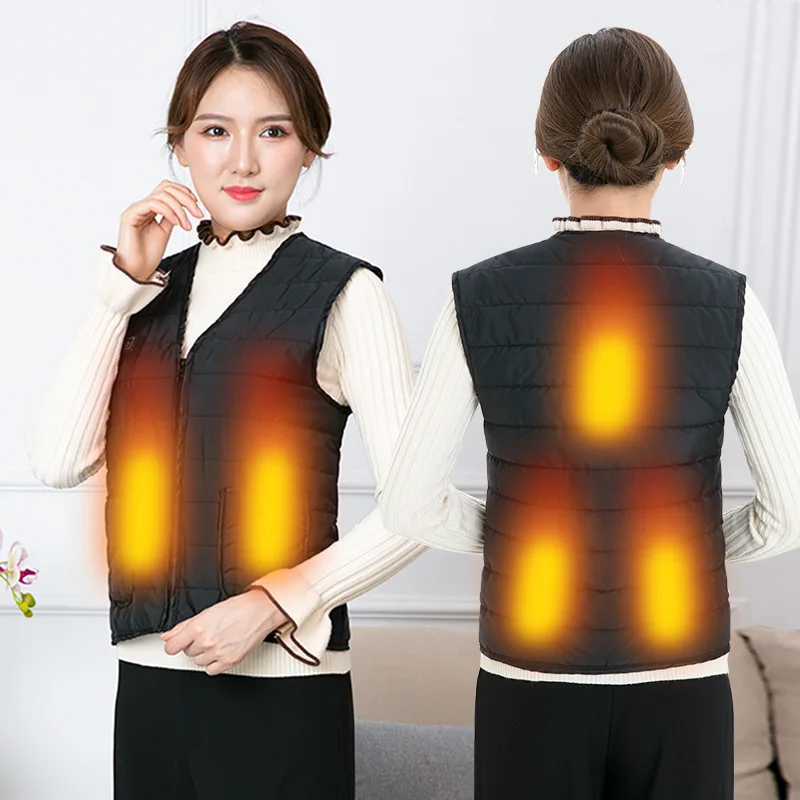 Slim Heating Vest Coat Electric USB-Charger Vest Three Gears Electric Thermostat Warm Keeping Vest Heating Clothes Top Unisex
Slim Heating Vest Coat Electric USB-Charger Vest Three Gears Electric Thermostat Warm Keeping Vest Heating Clothes Top Unisex