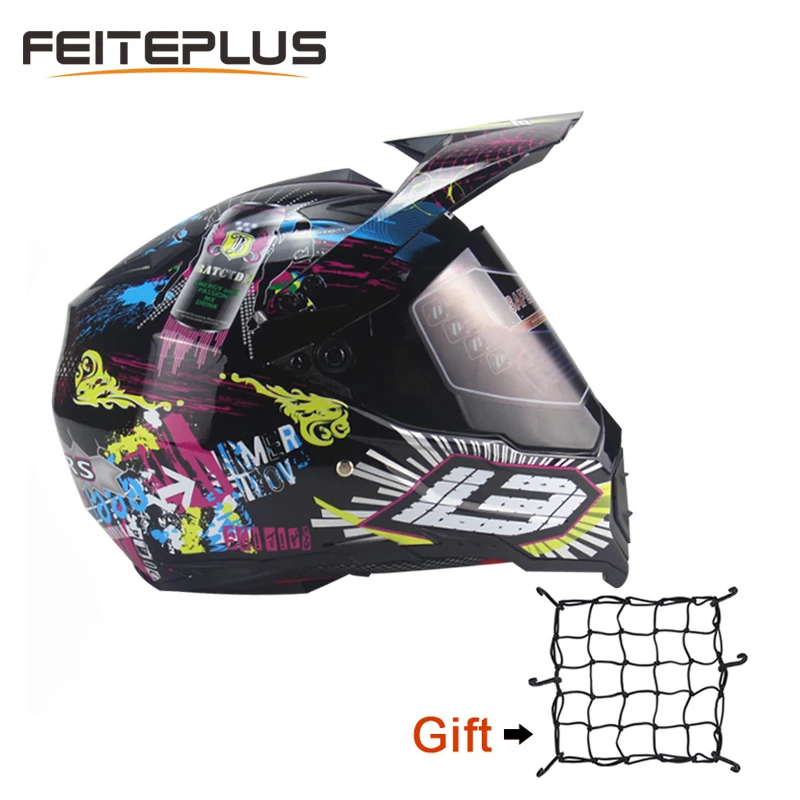 Universal Motorcycle Full Face Adult Helmet For Biker Cruiser Scooter Touring Mountain Bike Four Seasons Helmet Net Free Send
Universal Motorcycle Full Face Adult Helmet For Biker Cruiser Scooter Touring Mountain Bike Four Seasons Helmet Net Free Send