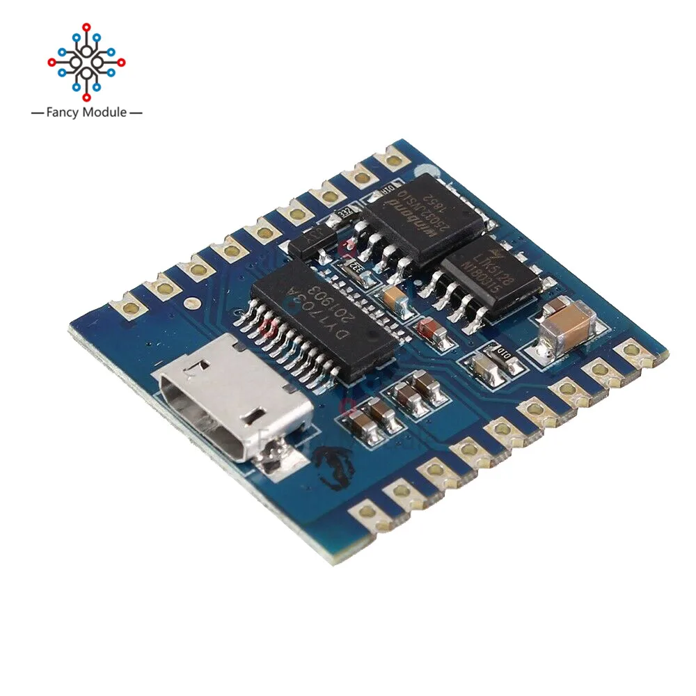 DY SV17F аудио модуль мини mp3 плеер 8Bit IO UART триггер Micro USB для загрузки 4 мегабайт флэш