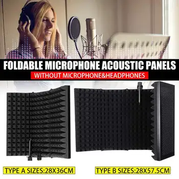 Studio Microphone Acoustic Isolation Shield Foam Sponge Windproof Panel for Recording Live Broadcast Microphone Accessories
Studio Microphone Acoustic Isolation Shield Foam Sponge Windproof Panel for Recording Live Broadcast Microphone Accessories