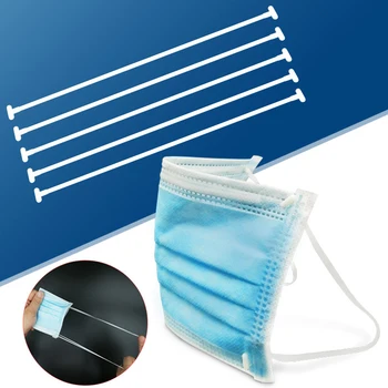 10/20/30/50pcs White Elastic Bands for Sewing Mask Silicone Elastic Cord Elastic String Cord Elastic Band BHD2 
10/20/30/50pcs White Elastic Bands for Sewing Mask Silicone Elastic Cord Elastic String Cord Elastic Band BHD2