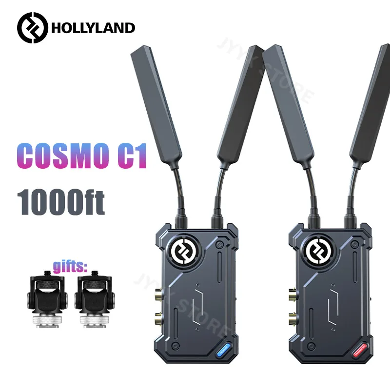 Hollyland COSMO C1 1000FT Wireless Video Transmission System HD Image SDI Transmitter Receiver 1080P for Photography Studio
Hollyland COSMO C1 1000FT Wireless Video Transmission System HD Image SDI Transmitter Receiver 1080P for Photography Studio