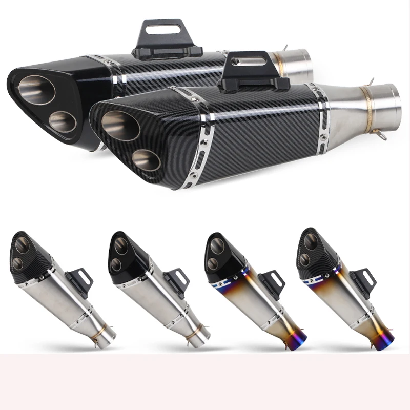 Universal 51mm motorcycle exhaust pipe For YAMAHA FZ1 R6 R15 R3 ZX6R ZX10 Z900 1000 CBR1000 GSXR1000 muffler Sport Motorbike
Universal 51mm motorcycle exhaust pipe For YAMAHA FZ1 R6 R15 R3 ZX6R ZX10 Z900 1000 CBR1000 GSXR1000 muffler Sport Motorbike