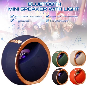 Portable Wireless Bluetooth Speaker Outdoor Indoor Loudspeaker Mini 3D Stereo Music Surround with Light Support FM TFCard Bass
Portable Wireless Bluetooth Speaker Outdoor Indoor Loudspeaker Mini 3D Stereo Music Surround with Light Support FM TFCard Bass