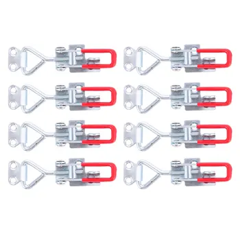 8pcs Toggle Latch Durable Quick Release Lock Hasp Toggle Latch Pull Latch for Storage Box Cabinet Door Home Case
8pcs Toggle Latch Durable Quick Release Lock Hasp Toggle Latch Pull Latch for Storage Box Cabinet Door Home Case