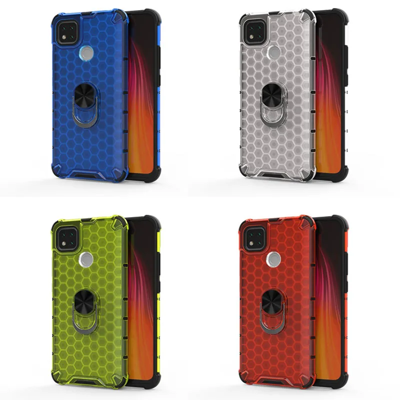 Xiaomi Redmi 9C Case Fashion Honeycomb With Finger ring Stand Soft Silicone Back Cover For Redmi 9C Protective Phone Case Cover
Xiaomi Redmi 9C Case Fashion Honeycomb With Finger ring Stand Soft Silicone Back Cover For Redmi 9C Protective Phone Case Cover