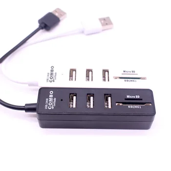 Usb Hub 2.0 Multi Usb 2.0 Hub Usb Splitter High Speed 3 Ports 2.0 Hab Tf Sd Card Reader All In One For Pc Computer Accessories
Usb Hub 2.0 Multi Usb 2.0 Hub Usb Splitter High Speed 3 Ports 2.0 Hab Tf Sd Card Reader All In One For Pc Computer Accessories