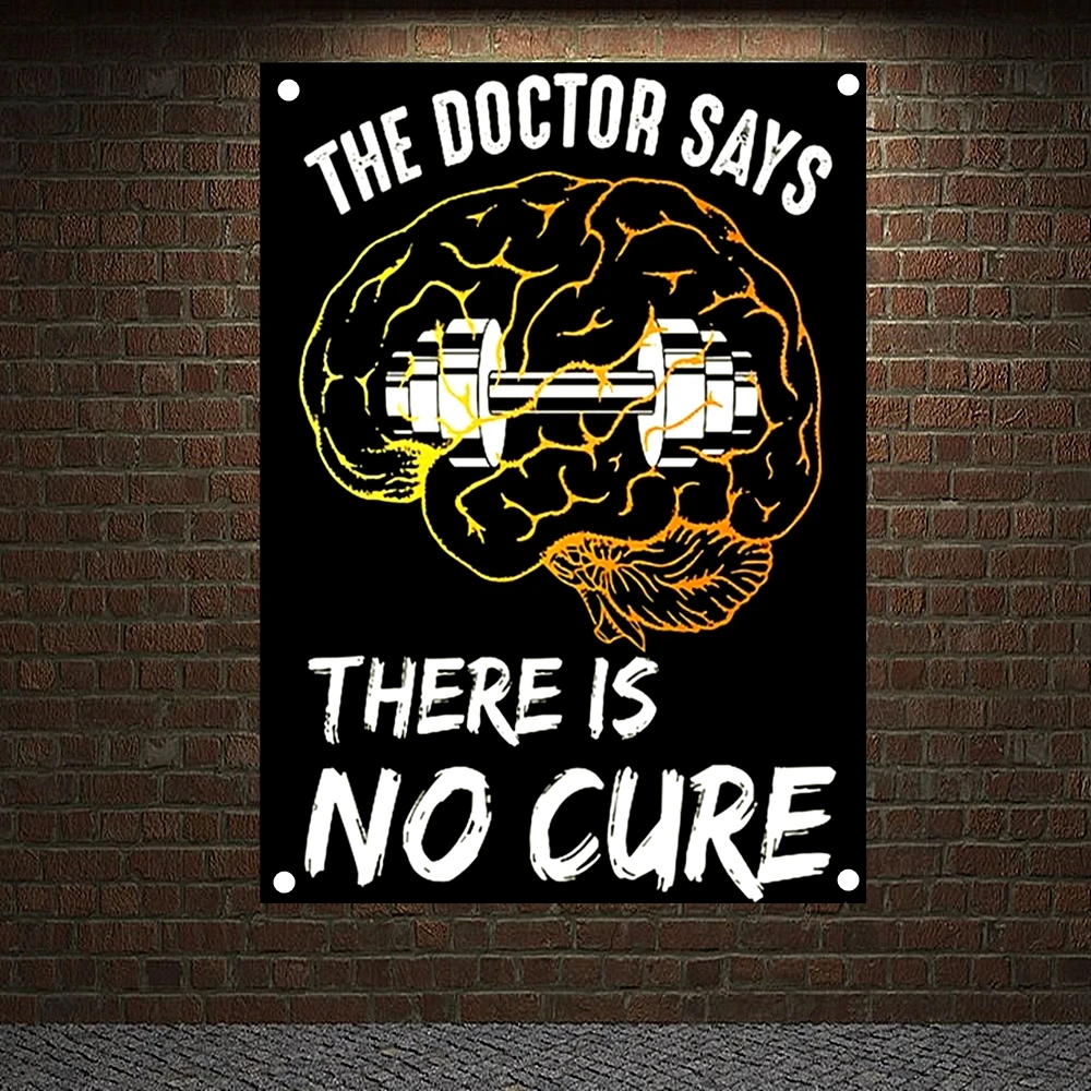 THE DOCTOR SAYS THERE IS NO CURE. Motivational Workout Poster Canvas Painting Exercise Fitness Banners Flags Sports Gym Decor
THE DOCTOR SAYS THERE IS NO CURE. Motivational Workout Poster Canvas Painting Exercise Fitness Banners Flags Sports Gym Decor