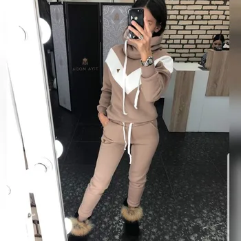 Fleece European Style 2 Piece Outfits for Women Tracksuit Spring Autumn Women Two Piece Outfits Tracksuit
Fleece European Style 2 Piece Outfits for Women Tracksuit Spring Autumn Women Two Piece Outfits Tracksuit
