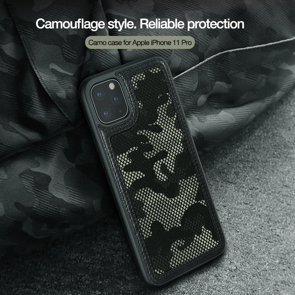 NILLKIN Camo case for iPhone 11 / 11 Pro / 11 Pro Max TPU + PC Camouflage pattern Phone cases for iPhone 11 Pro Max cases
NILLKIN Camo case for iPhone 11 / 11 Pro / 11 Pro Max TPU + PC Camouflage pattern Phone cases for iPhone 11 Pro Max cases