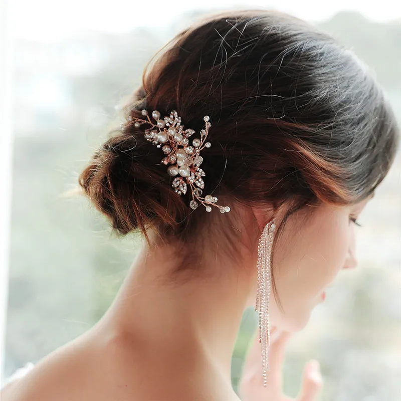 Delicate Pearls Hair Comb Women Hair Accessories Bride Hair Comb Head Jewelry Tiara Ornaments Wedding Headpiece Wedding Headwear
Delicate Pearls Hair Comb Women Hair Accessories Bride Hair Comb Head Jewelry Tiara Ornaments Wedding Headpiece Wedding Headwear
