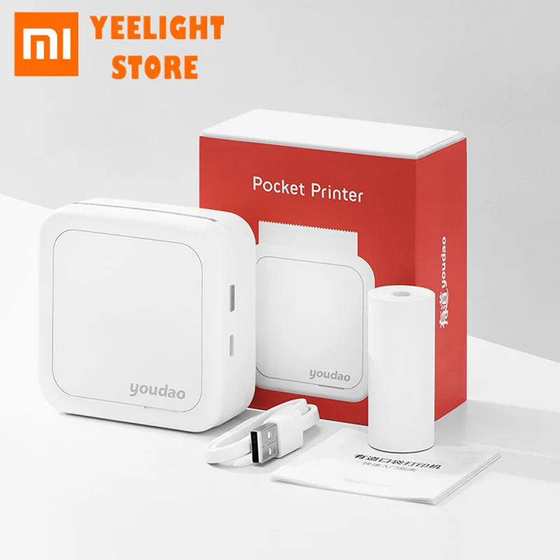 MI Mijia Youdao Pocket Printer GT1 Portable Thermal Bluetooth Printer Mini Wireless Label Printer Thermal Picture Photo Printer
MI Mijia Youdao Pocket Printer GT1 Portable Thermal Bluetooth Printer Mini Wireless Label Printer Thermal Picture Photo Printer