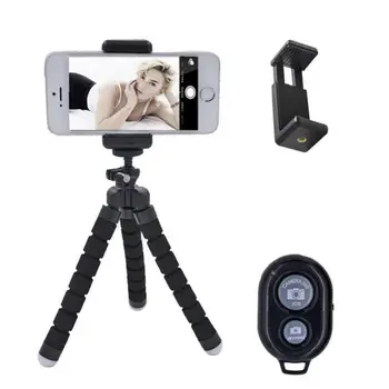 Universal Tripod With Bluetooth Remote Shutter For IPhone Mini Elastic Sponge Tripod Mobile Phone Tripod Monopod holder stand
Universal Tripod With Bluetooth Remote Shutter For IPhone Mini Elastic Sponge Tripod Mobile Phone Tripod Monopod holder stand