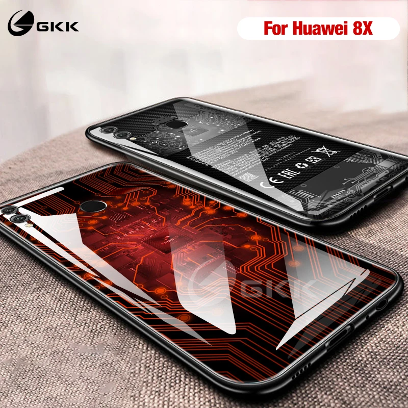 Фото Чехол GKK Luxuriou для Huawei Honor 7X 8X чехол из закаленного ударопрочного стекла мягкий 8x