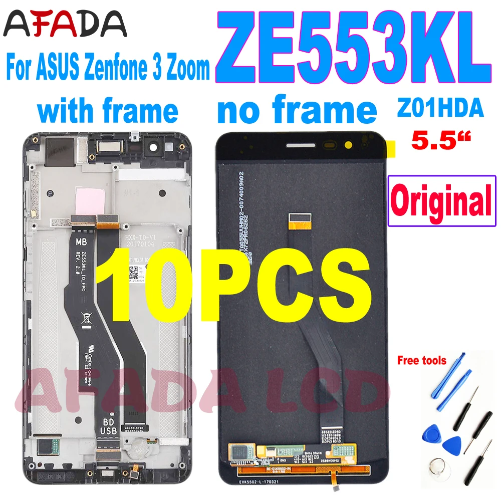 10Pcs Original New LCD For ASUS Zenfone 3 Zoom ZE553KL Z01HDA LCD Display Touch Screen Digitizer Amoled 5.5" ZE553KL LCD Display
10Pcs Original New LCD For ASUS Zenfone 3 Zoom ZE553KL Z01HDA LCD Display Touch Screen Digitizer Amoled 5.5" ZE553KL LCD Display