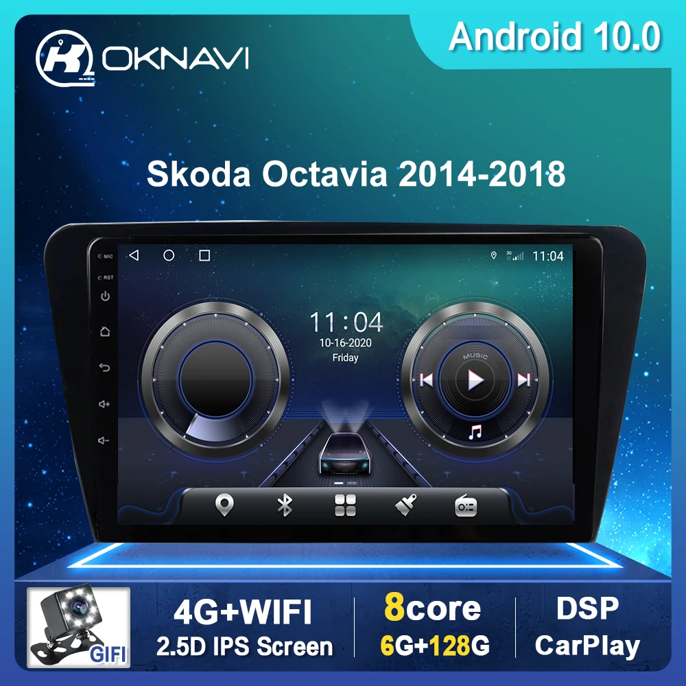 Android 10.0 For Skoda Octavia 3 A7 2013-2018 Car Radio Multimedia Video Player Navigation GPS 2 din Serero DSP Carplay No DVD
Android 10.0 For Skoda Octavia 3 A7 2013-2018 Car Radio Multimedia Video Player Navigation GPS 2 din Serero DSP Carplay No DVD