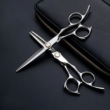 Professional Hairdressing Scissors bearing screw 6 Inch Barbershop Scissors Japan 440c Cutting Scissors Hair Scissors Razor
Professional Hairdressing Scissors bearing screw 6 Inch Barbershop Scissors Japan 440c Cutting Scissors Hair Scissors Razor