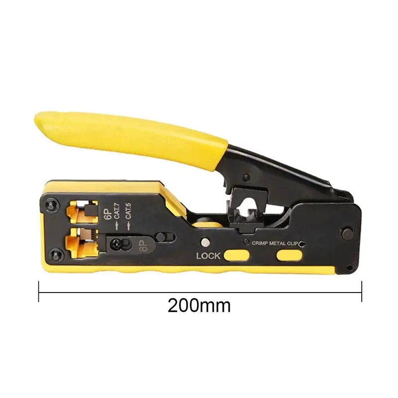 Wire Stripper Network Cable Crimping Tool Network Crimper Cable Crimping Tools Modular Plugs Metal Clips Pliers Wire Cutter
Wire Stripper Network Cable Crimping Tool Network Crimper Cable Crimping Tools Modular Plugs Metal Clips Pliers Wire Cutter