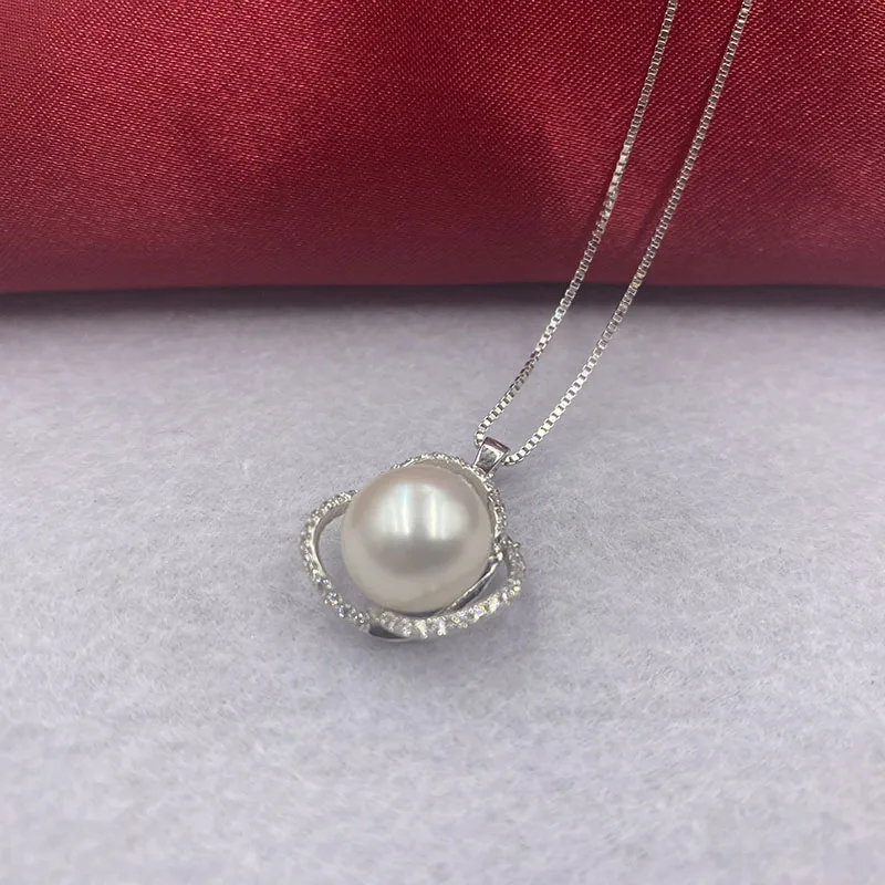 Sinya AAAA Natural Pearls Pendant Necklace For Women Girl Mother in 925 Stering Silver Pearl Diameter 11mm New Arrival
Sinya AAAA Natural Pearls Pendant Necklace For Women Girl Mother in 925 Stering Silver Pearl Diameter 11mm New Arrival