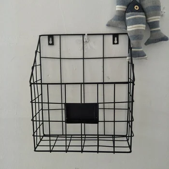Wall Mounted Rack Multifunctional Hanging Storage Shelf Black Magazine Rack Book Newspaper Storage Basket Rack
Wall Mounted Rack Multifunctional Hanging Storage Shelf Black Magazine Rack Book Newspaper Storage Basket Rack