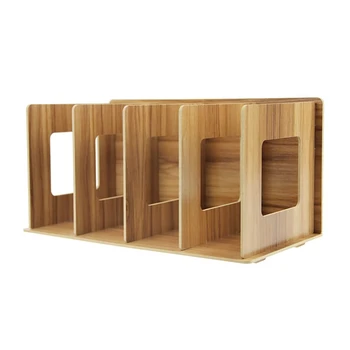 

Storage Shelves DIY Office Organiser Shelving Board Desk Organiser Wooden Storage Boxes Magazine Bookcase for Office Study Room