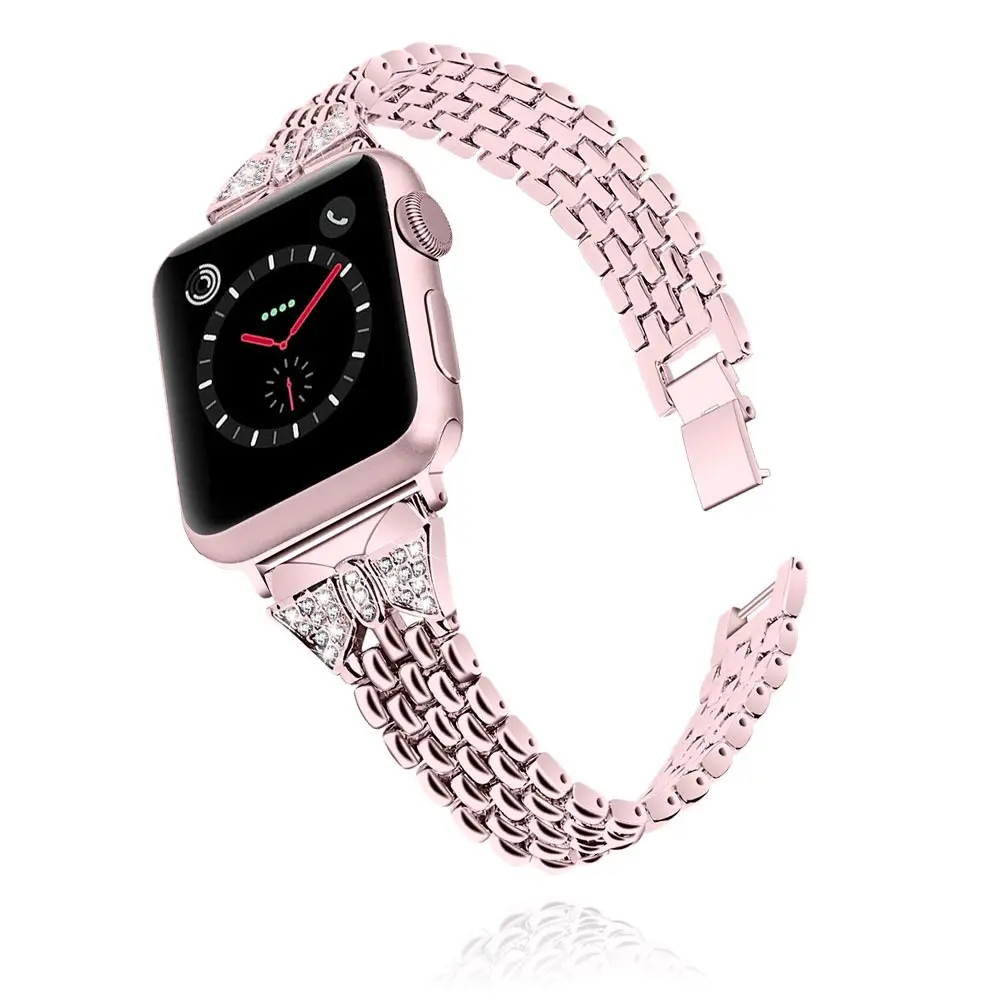 Fashion Stainless Steel Bracelet For Apple Watch Band 38/42/40/44MM Butterfly Shape Personality Wrist Strap For iWatch 4 3 2 1
Fashion Stainless Steel Bracelet For Apple Watch Band 38/42/40/44MM Butterfly Shape Personality Wrist Strap For iWatch 4 3 2 1