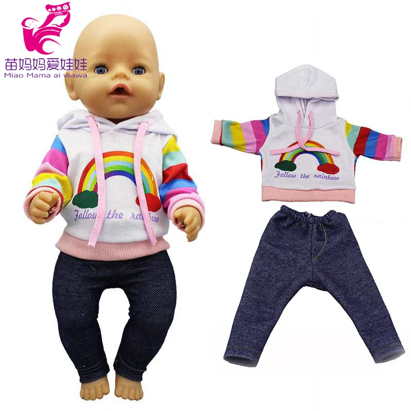 Застежек-молний Одежда для куклы 43 см ухода за ребенком мам-новорожденная Кукла PU