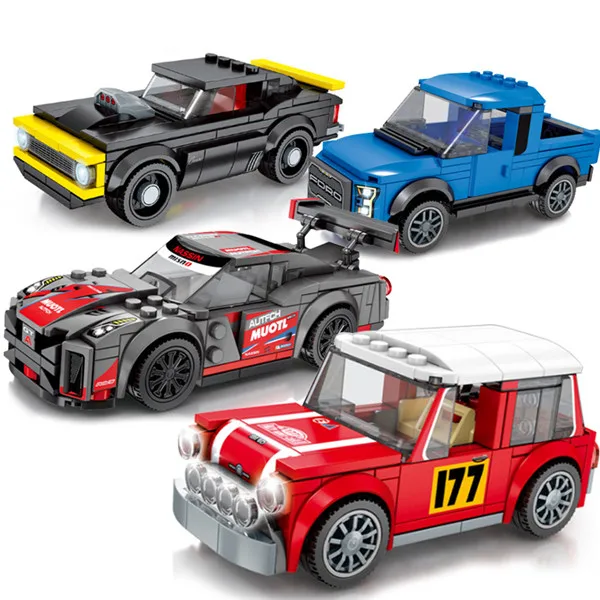 4Pcs Creator City Technic Super Racers Speed Champions Supercar Rally Car Model Building Blocks Bricks Toys Juguetes Xmas Gift
4Pcs Creator City Technic Super Racers Speed Champions Supercar Rally Car Model Building Blocks Bricks Toys Juguetes Xmas Gift