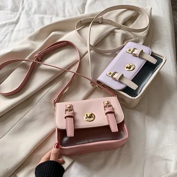 Brand Original Design 2020 New Color Shoulder Bag Fashion Chain Slung Square Bag Transparent Lock
Brand Original Design 2020 New Color Shoulder Bag Fashion Chain Slung Square Bag Transparent Lock