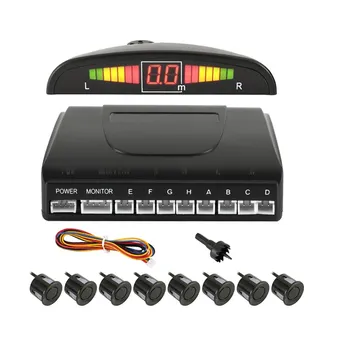 Parking Sensor with 8 Sensors Reverse Backup Car LED Car Parking Radar Monitor Detector System Display Auto Parktronic
Parking Sensor with 8 Sensors Reverse Backup Car LED Car Parking Radar Monitor Detector System Display Auto Parktronic