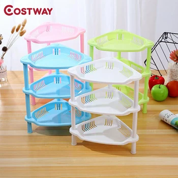 Sturdy Racks Bathroom Three-layer Square Shelf Kitchen Storage Organization Plastic Rack Floor Toilet Storage Rack W0568
Sturdy Racks Bathroom Three-layer Square Shelf Kitchen Storage Organization Plastic Rack Floor Toilet Storage Rack W0568