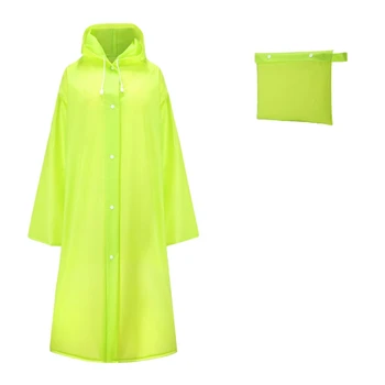 Waterproof Rain Coats EVA Reusable Rain Ponchos Raincoats with Hood with Storage Bag
Waterproof Rain Coats EVA Reusable Rain Ponchos Raincoats with Hood with Storage Bag
