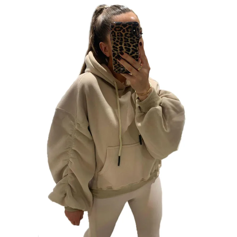 2021 Autumn And Winter New Women's Sweatshirt Solid Color Long-sleeved Wild Loose Casual Hooded Sweatshirt Simple En*
2021 Autumn And Winter New Women's Sweatshirt Solid Color Long-sleeved Wild Loose Casual Hooded Sweatshirt Simple En*