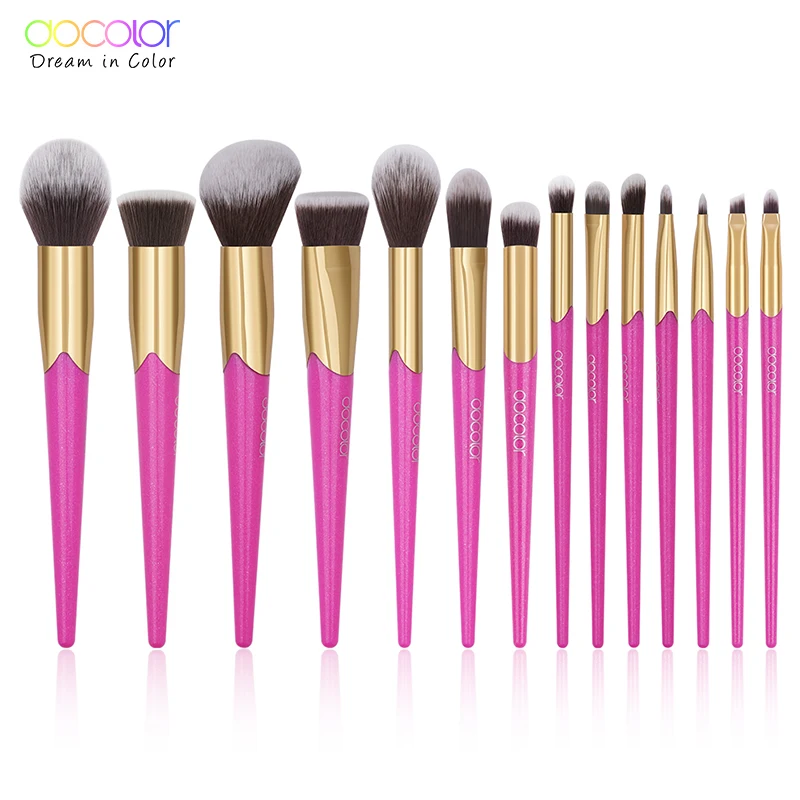 Docolor brush 14Pcs Makeup Brushes Set Powder Foundation Eyeshadow Blending Beauty Make Up Brushes Synthetic Hair Cosmetic Tools
Docolor brush 14Pcs Makeup Brushes Set Powder Foundation Eyeshadow Blending Beauty Make Up Brushes Synthetic Hair Cosmetic Tools
