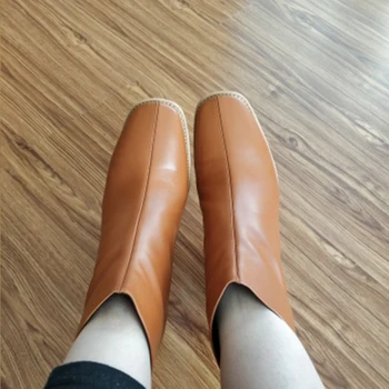 INS HOT Women Boots Genuine Leather cow leather PLUS size 22-26.5cm Europe and the United States short boots fashion Handmade
INS HOT Women Boots Genuine Leather cow leather PLUS size 22-26.5cm Europe and the United States short boots fashion Handmade