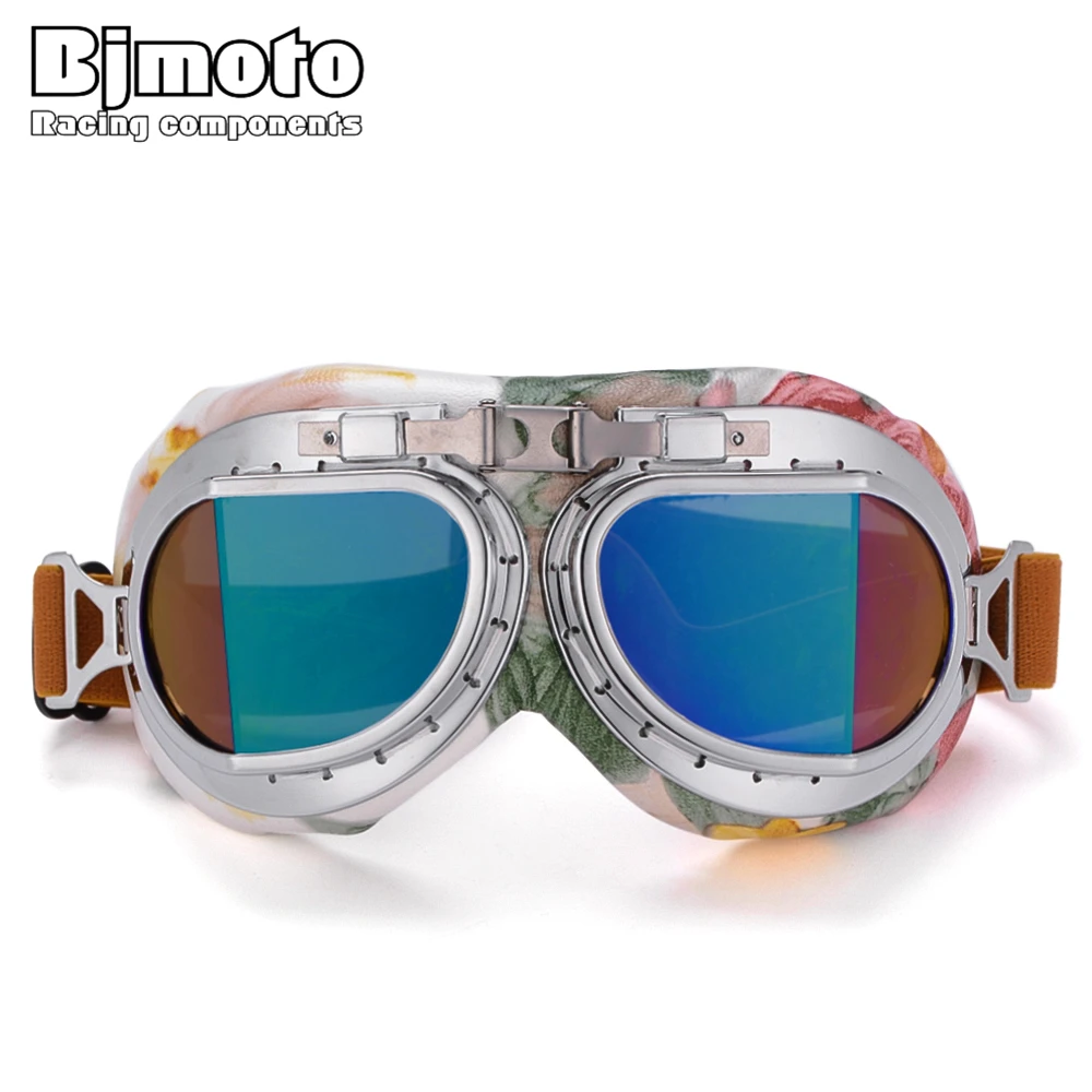 BJMOTO Women Vintage Motorcycle Goggles Glasses Retro Moto Classic Sunglasses for Harley Pilot Steampunk ATV Bike Copper Helmet
BJMOTO Women Vintage Motorcycle Goggles Glasses Retro Moto Classic Sunglasses for Harley Pilot Steampunk ATV Bike Copper Helmet