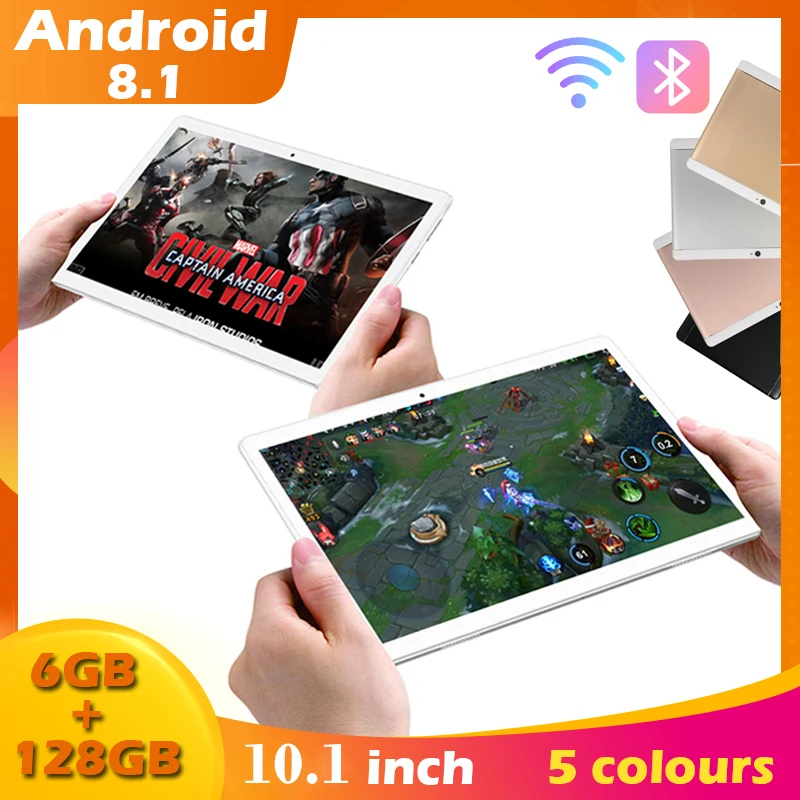 New Tablet Android 8.1 6G + 128G Tablets IPS 10-inch Dual SIM Dual Camera Tablets WiFi Bluetooth GPS 2560*1600 4G Kids Tablet
New Tablet Android 8.1 6G + 128G Tablets IPS 10-inch Dual SIM Dual Camera Tablets WiFi Bluetooth GPS 2560*1600 4G Kids Tablet