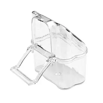 Parrot Bird Transparent Plastic Food Cup Bowl Company Clean Water Silo Waterer Box Bird Accessory for Parakeets, Canarie
Parrot Bird Transparent Plastic Food Cup Bowl Company Clean Water Silo Waterer Box Bird Accessory for Parakeets, Canarie