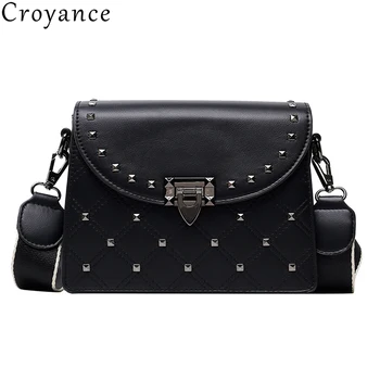Croyance 2020 New Rivet Women Handbags Small White Black Hasp Shoulder Bags Summer PU Leather Crossbody Messenger Bag Purse
Croyance 2020 New Rivet Women Handbags Small White Black Hasp Shoulder Bags Summer PU Leather Crossbody Messenger Bag Purse